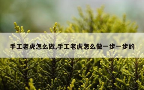 手工老虎怎么做,手工老虎怎么做一步一步的