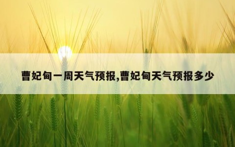 曹妃甸一周天气预报,曹妃甸天气预报多少