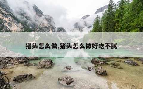 猪头怎么做,猪头怎么做好吃不腻
