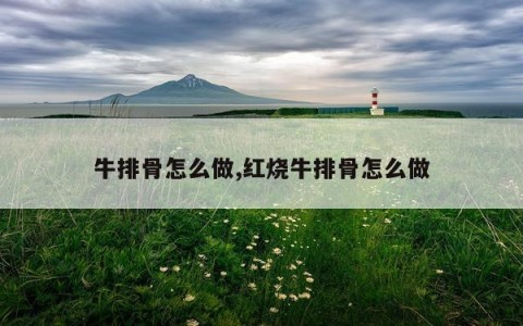 牛排骨怎么做,红烧牛排骨怎么做