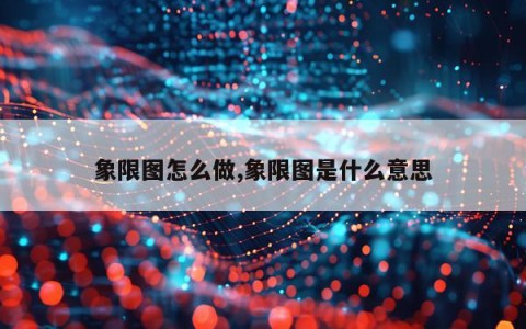 象限图怎么做,象限图是什么意思