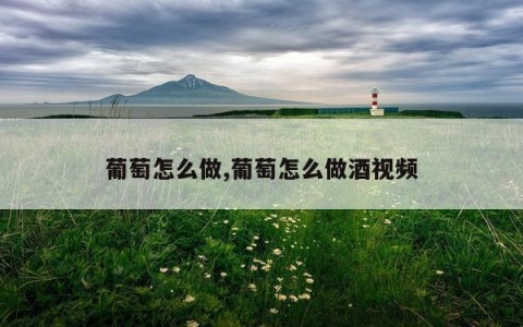 葡萄怎么做,葡萄怎么做酒视频