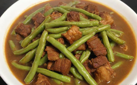 炖豆角怎么做,熟肉炖豆角怎么做