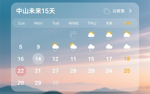 钟山天气预报一周15天的简单介绍