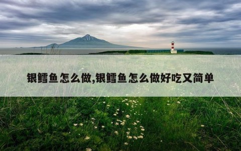 银鳕鱼怎么做,银鳕鱼怎么做好吃又简单