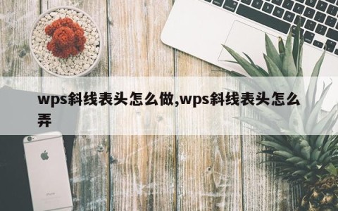 wps斜线表头怎么做,wps斜线表头怎么弄