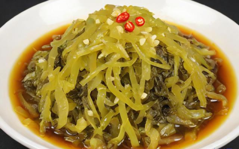 腌的芥菜丝怎么做好吃,腌制的芥菜丝