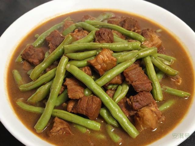 炖豆角怎么做,熟肉炖豆角怎么做
