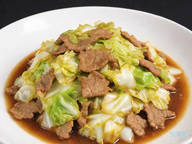 包菜炒肉片怎么做好吃,包菜炒肉的做法