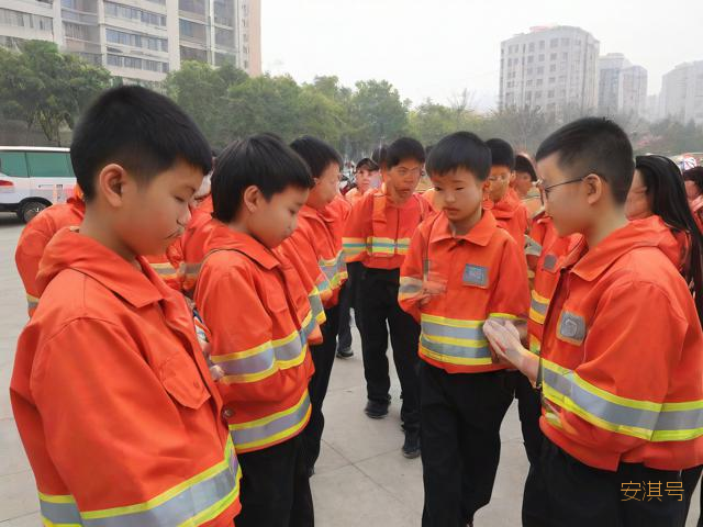 雁峰区白竹皂学校开展消防演练，59秒安全撤离显成效