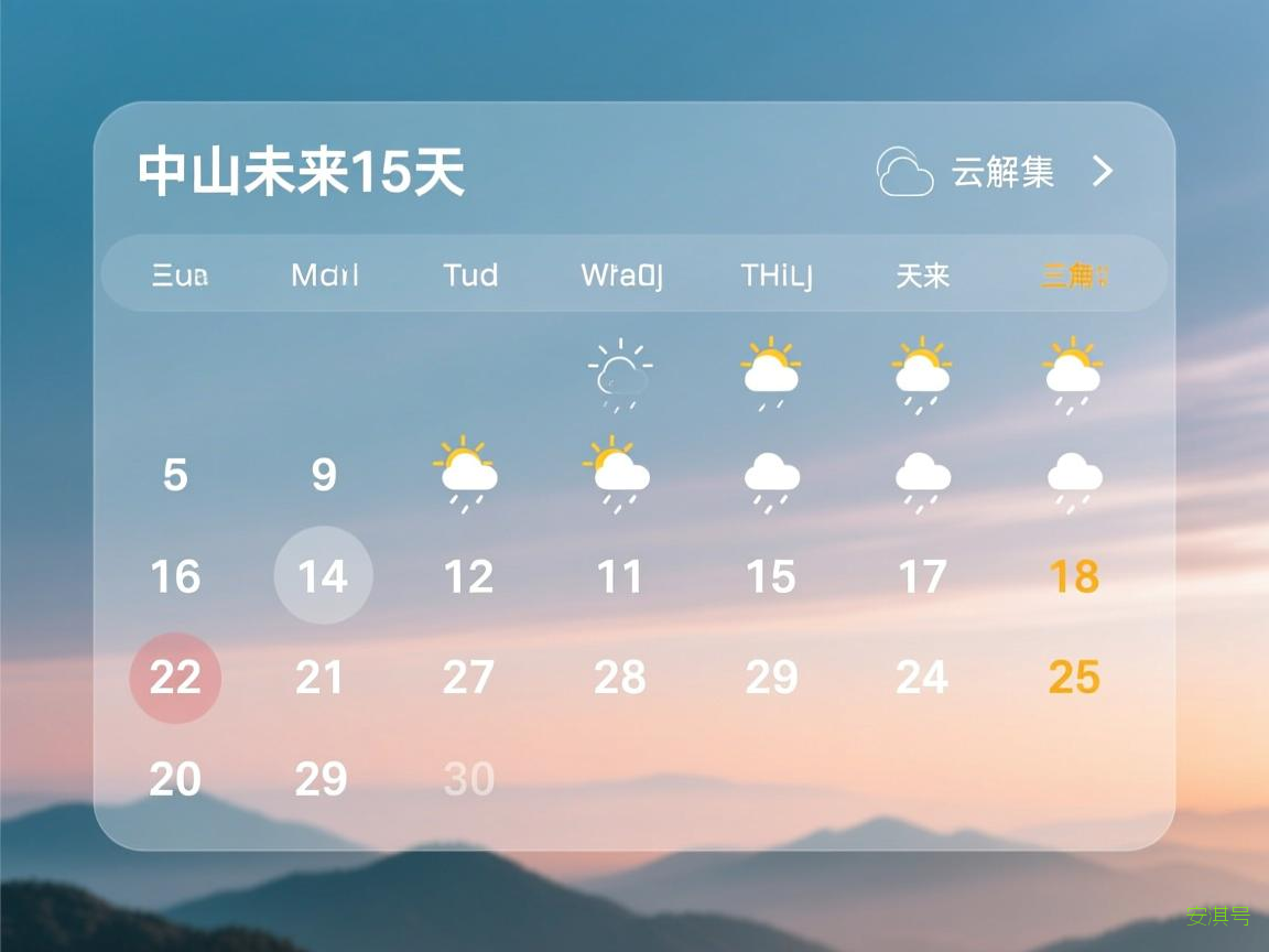 钟山天气预报一周15天的简单介绍